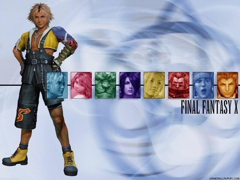 Final Fantasy X character lineup