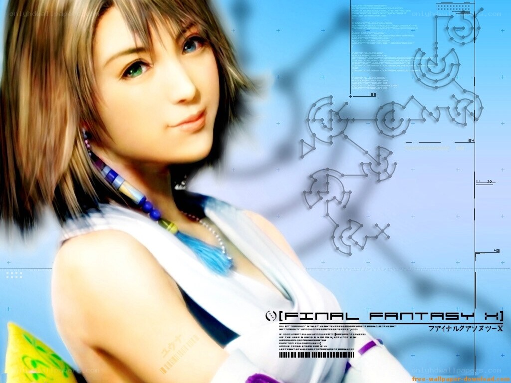 Final Fantasy X character wallpaper