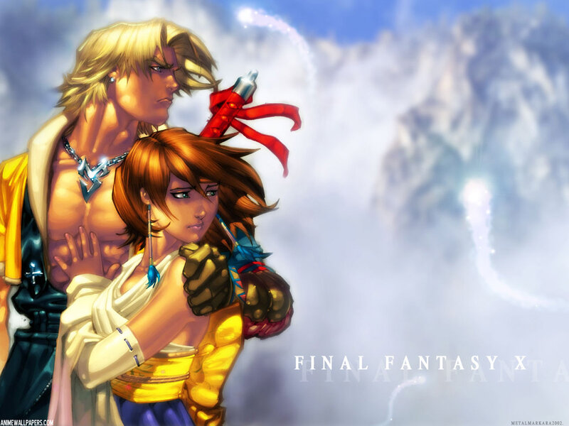 Final Fantasy X characters artwork
