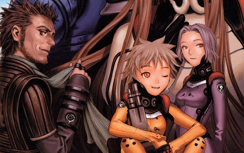 Final Fantasy X characters in cockpit