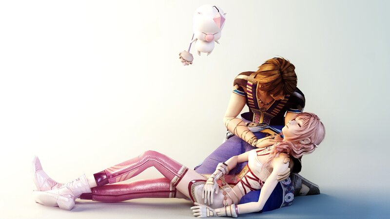 Final Fantasy X characters in emotional scene