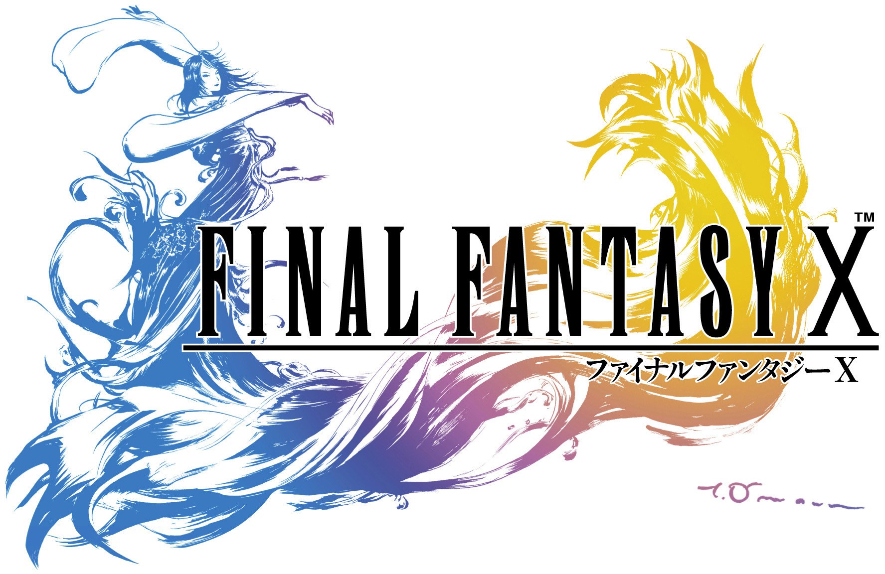 Final Fantasy X logo art