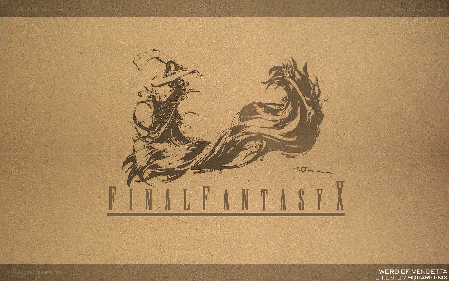 Final Fantasy X logo art
