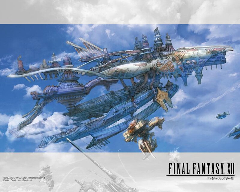 Final Fantasy XII airship concept art