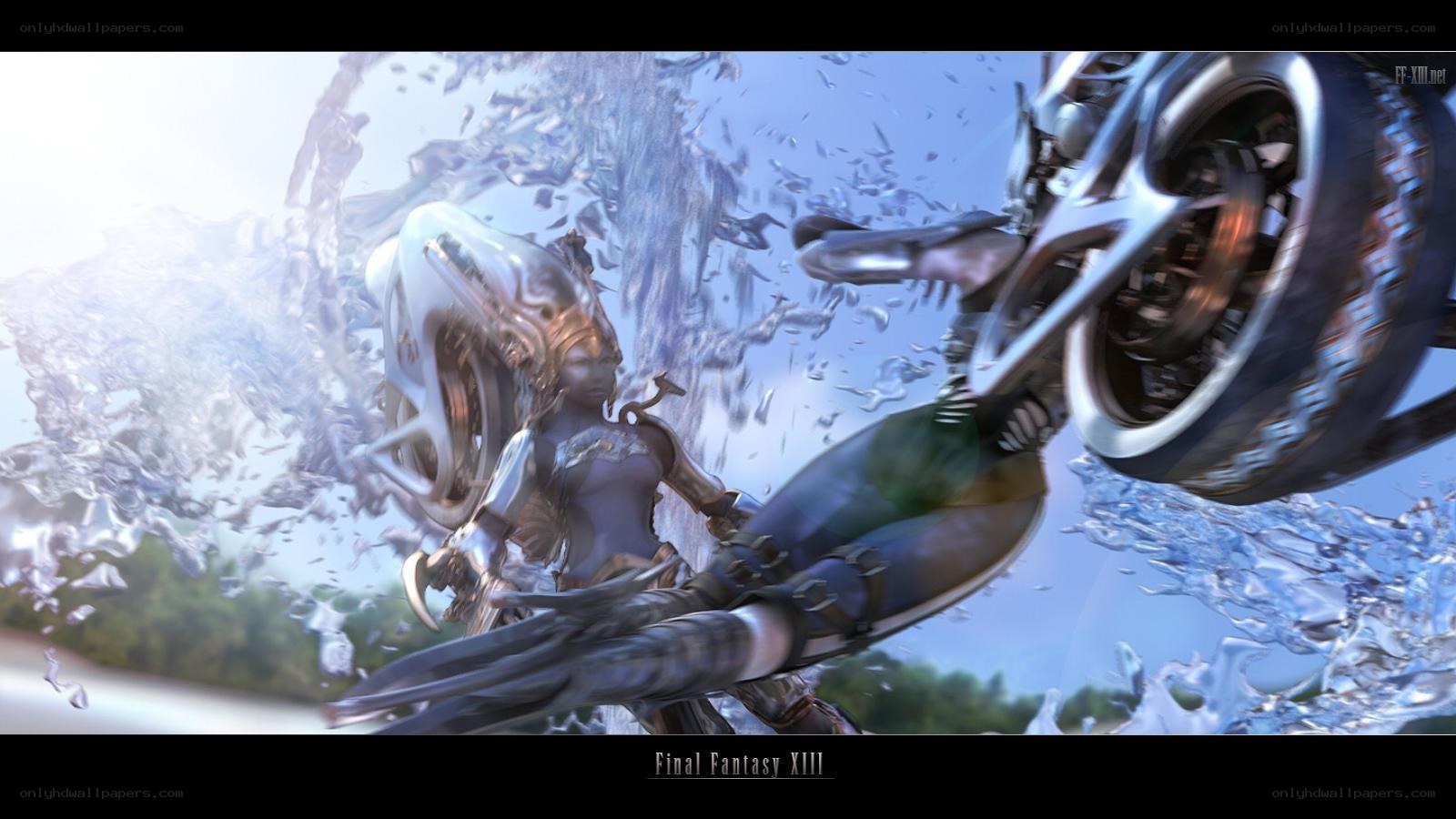 Final Fantasy XIII action scene