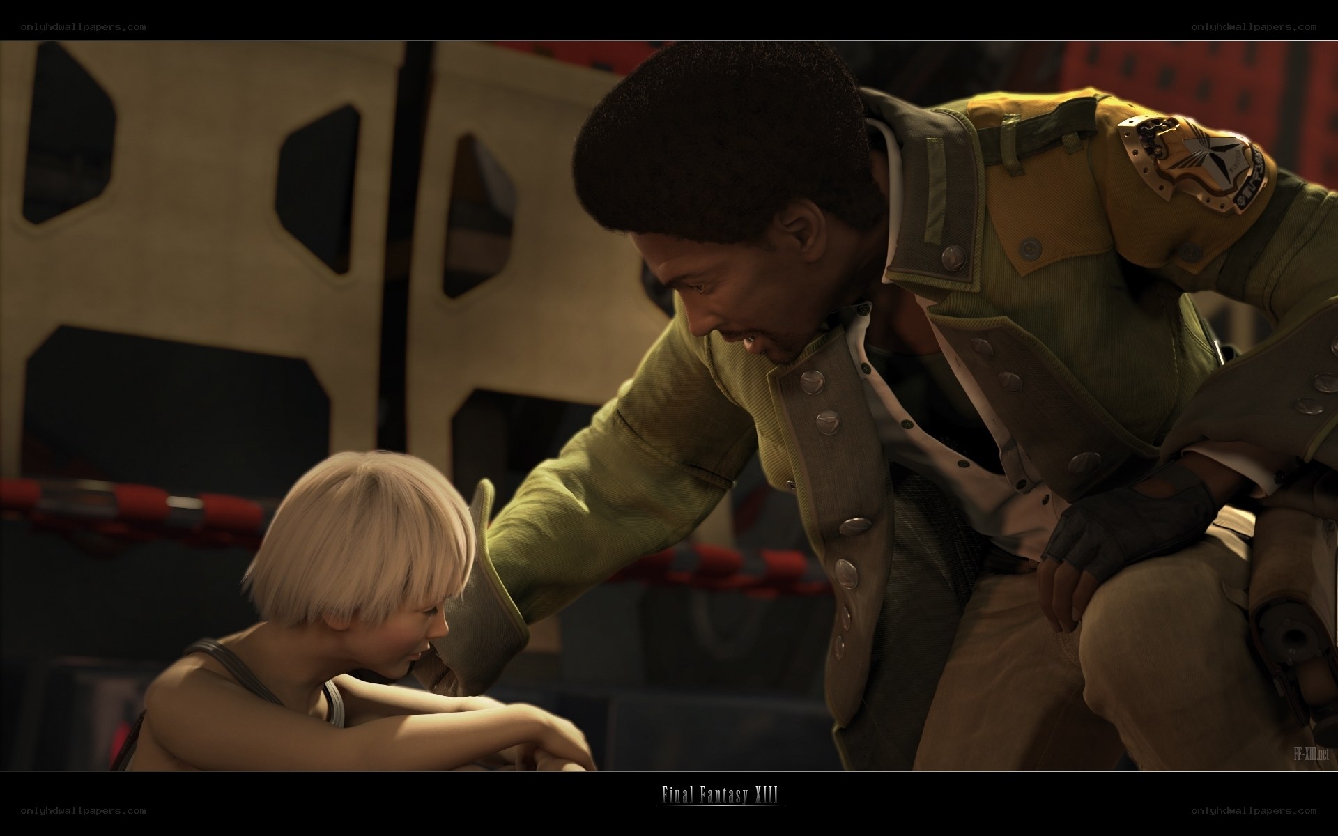 Final Fantasy XIII character scene