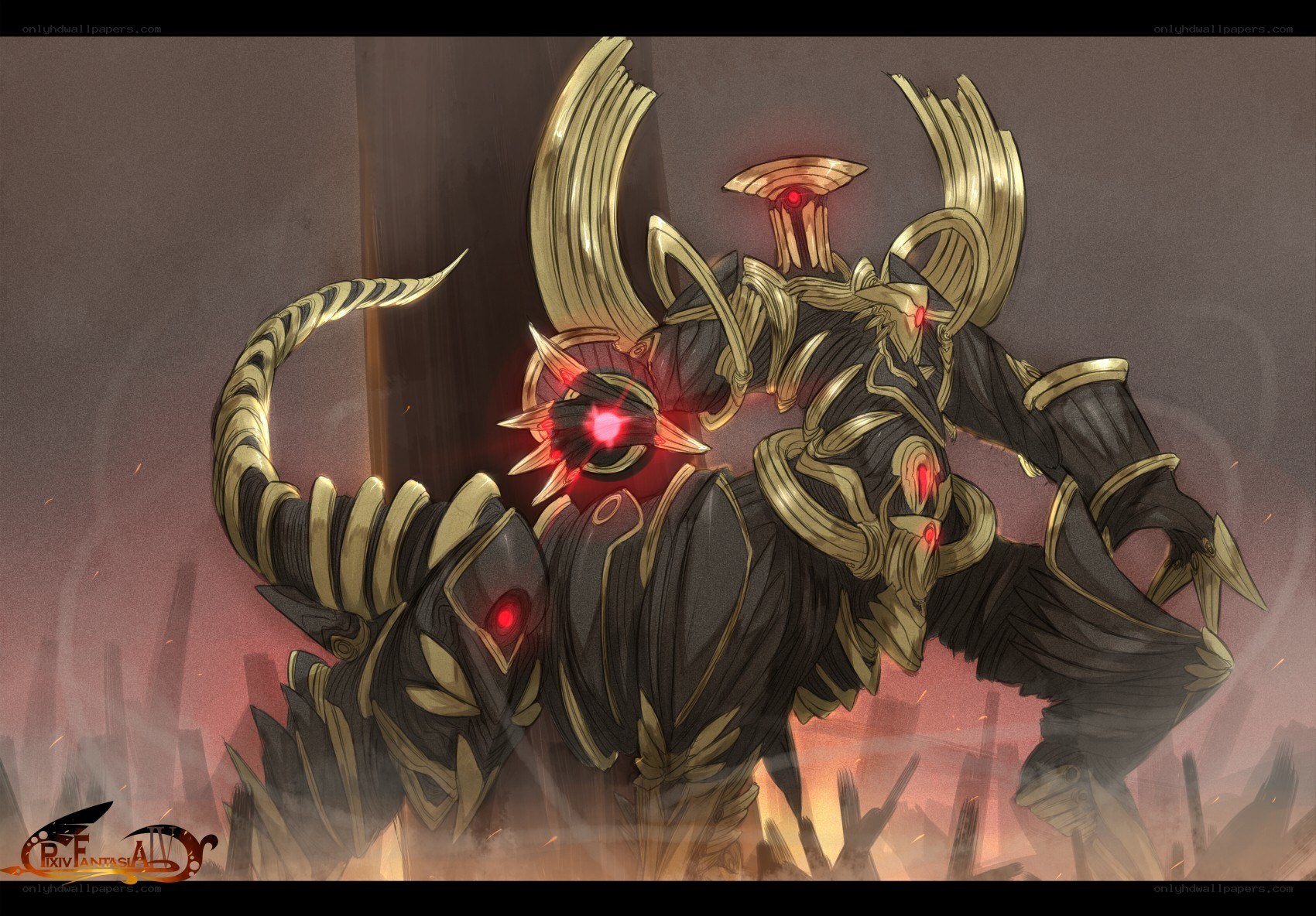 Final Fantasy XIV boss artwork
