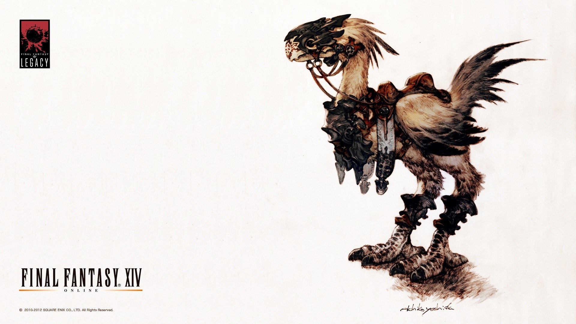 Final Fantasy XIV Chocobo Concept Art
