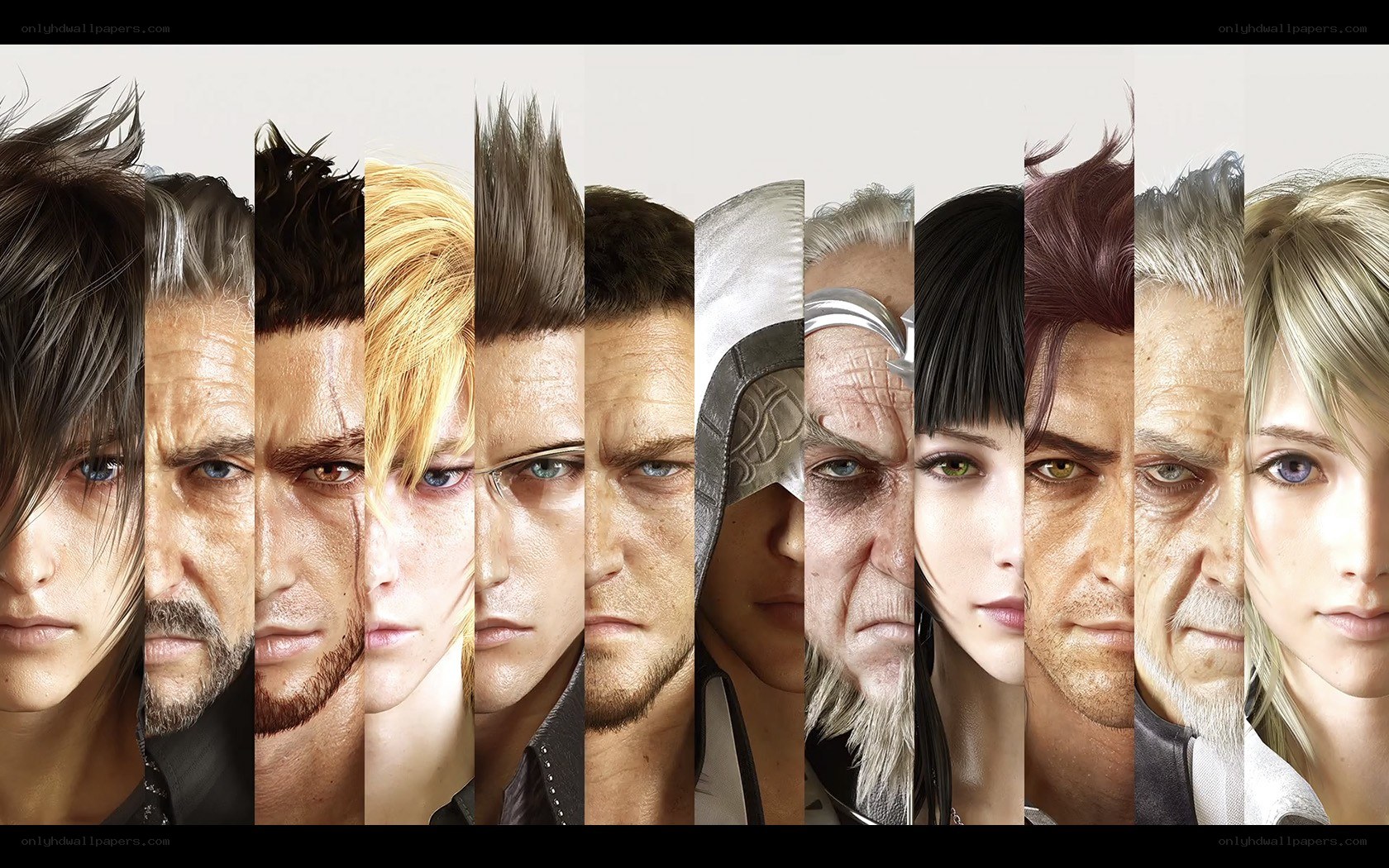 Final Fantasy XV character lineup