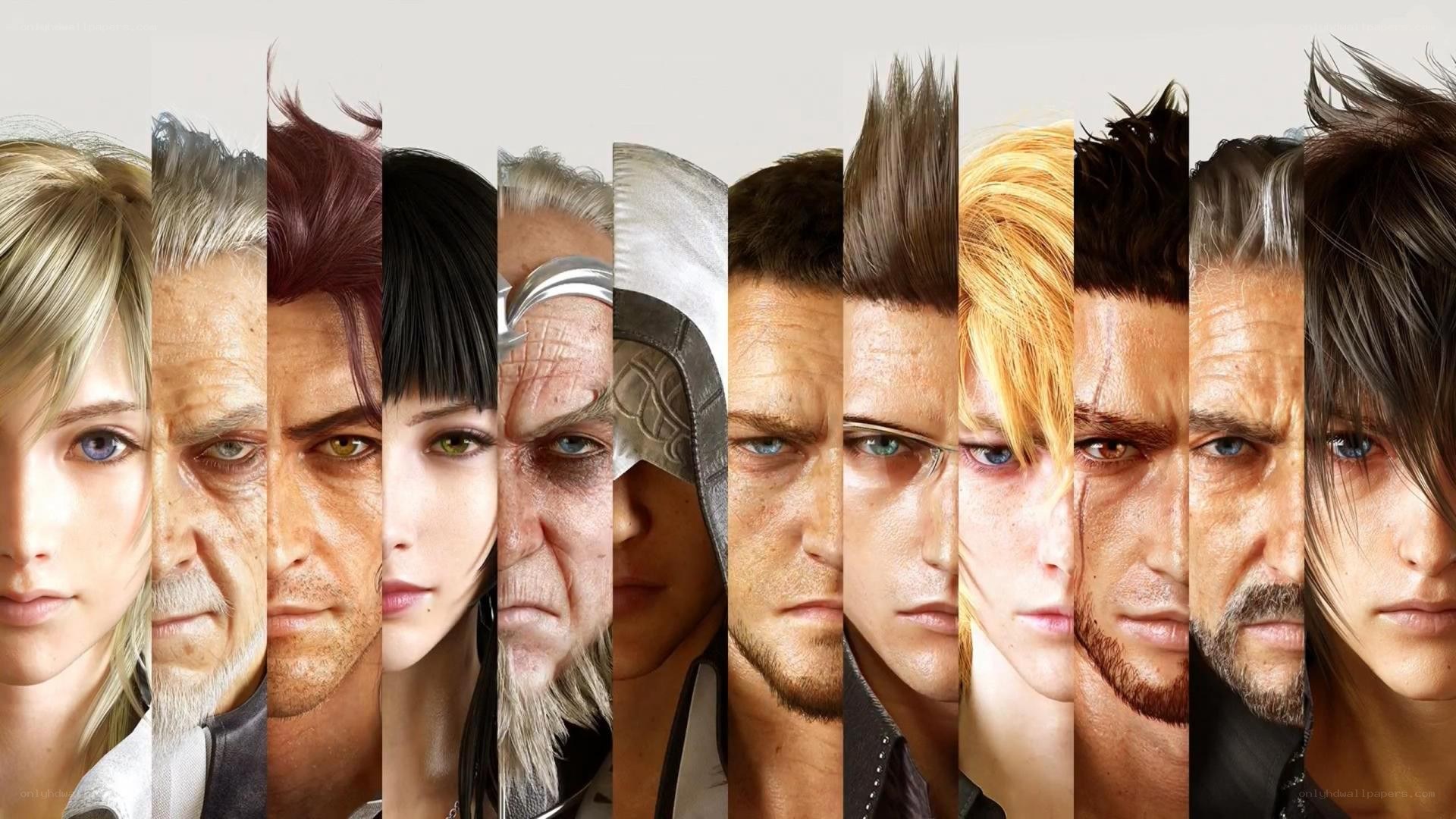 Final Fantasy XV character lineup