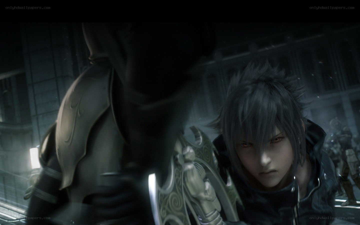 Final Fantasy XV character scene