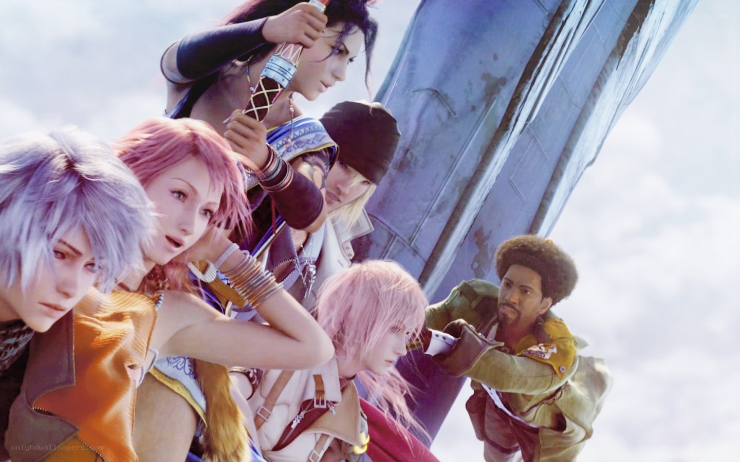 Final Fantasy XV characters in action