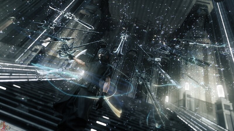 Final Fantasy XV combat scene