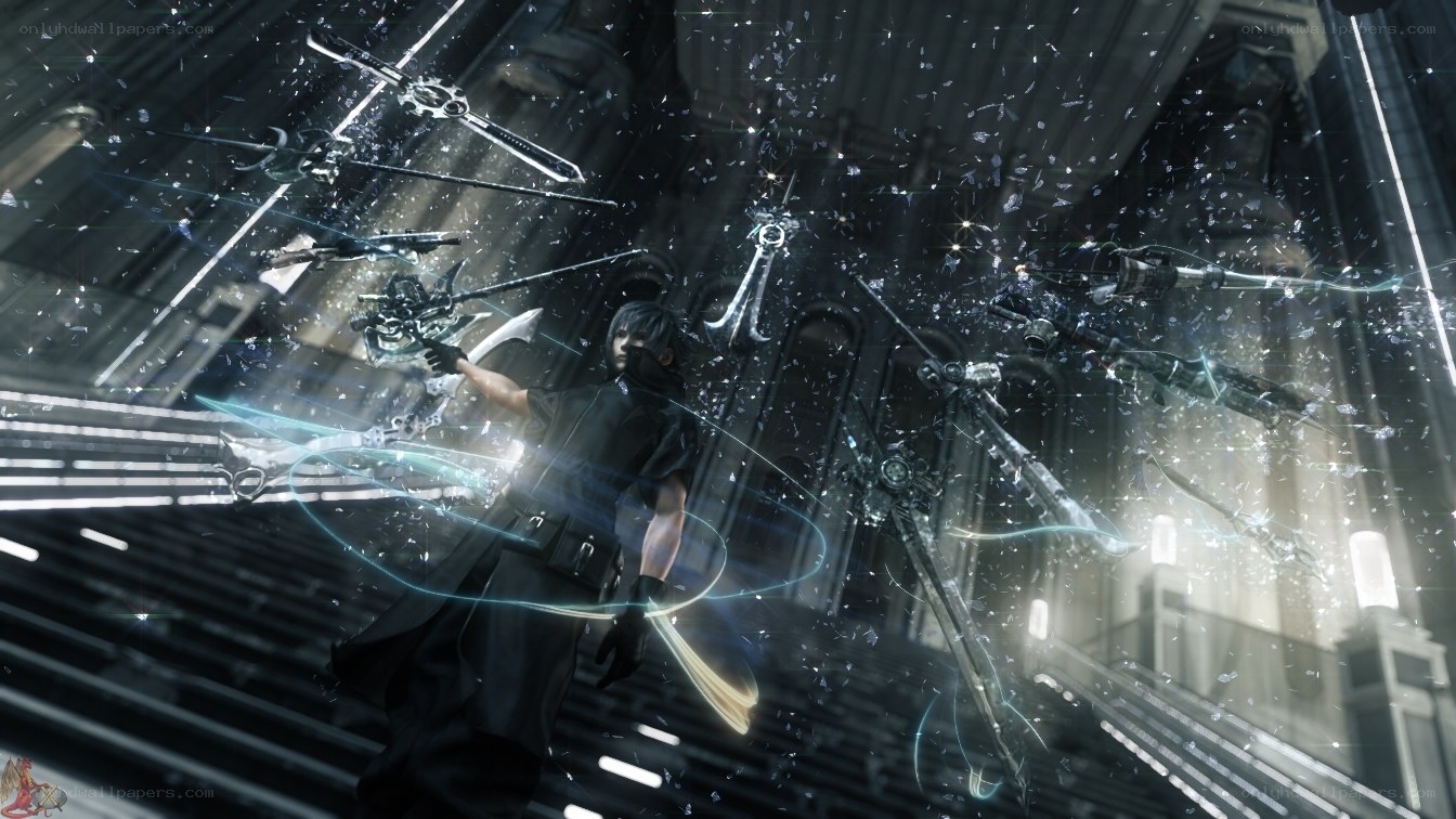 Final Fantasy XV combat scene