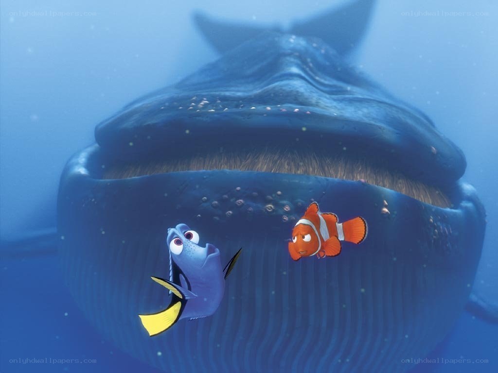 Finding Nemo characters with whale