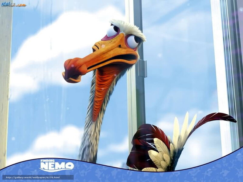 Finding Nemo ostrich character