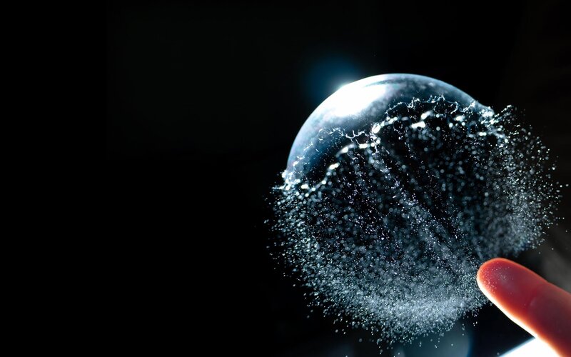 Finger Popping Water Bubble — Black