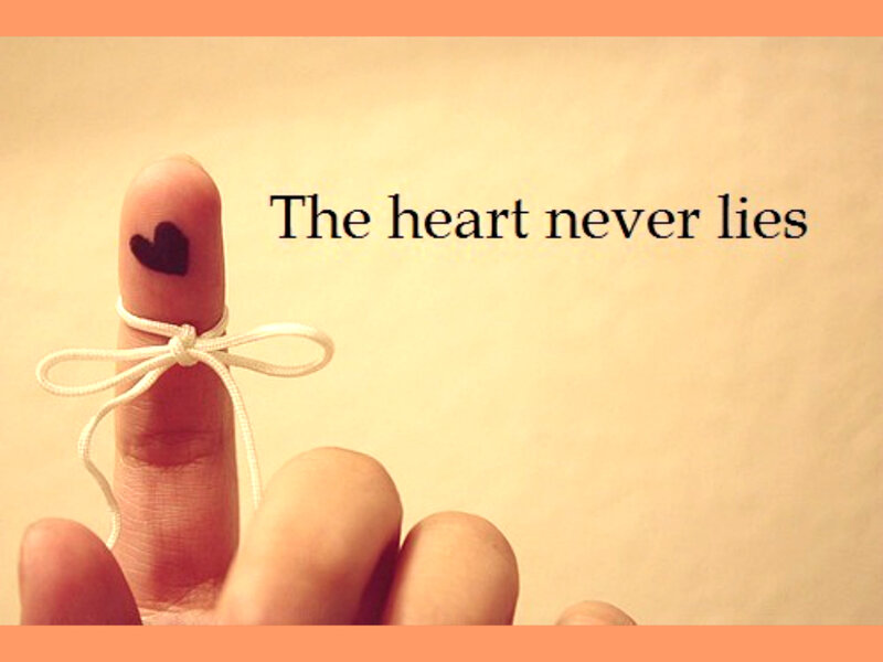 Finger with Heart Drawing