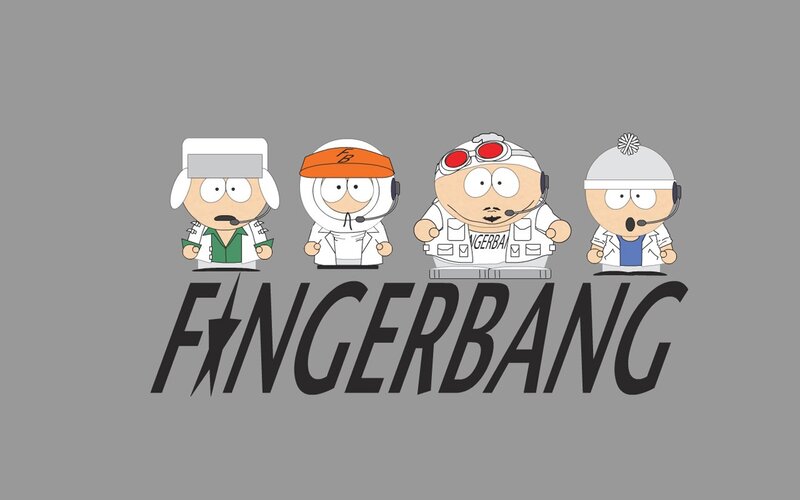 Fingerbang characters from South Park