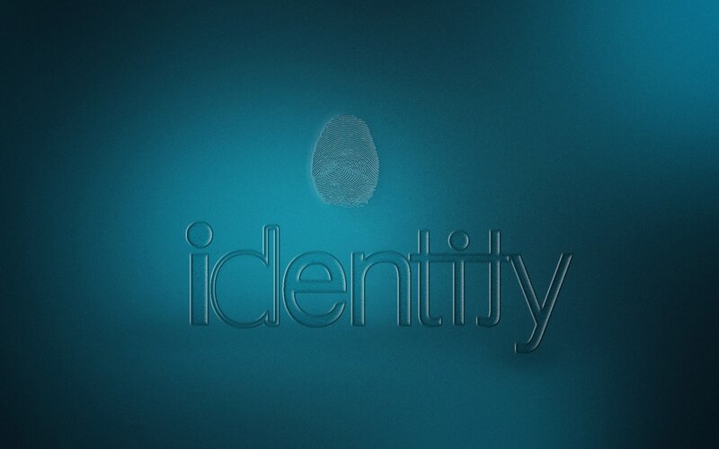 Fingerprint Above Text