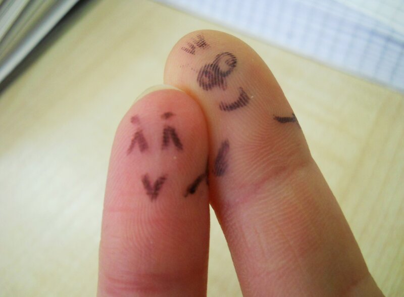Fingers with Drawings