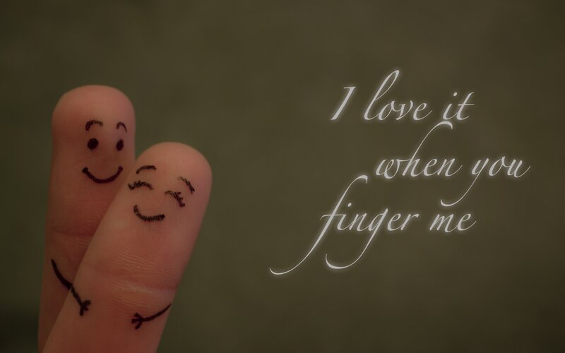 fingers with smiley faces