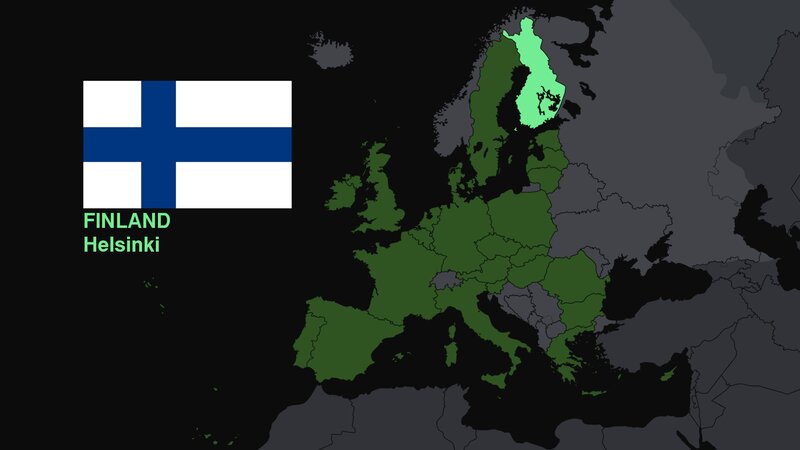Finland on Map