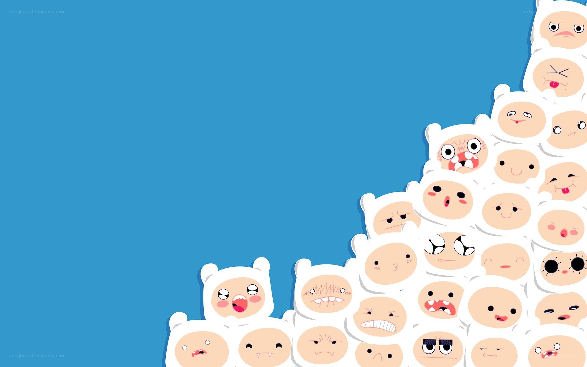 Finn and Jake character collage