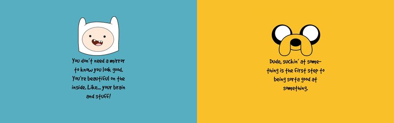 Finn and Jake Characters — Blue