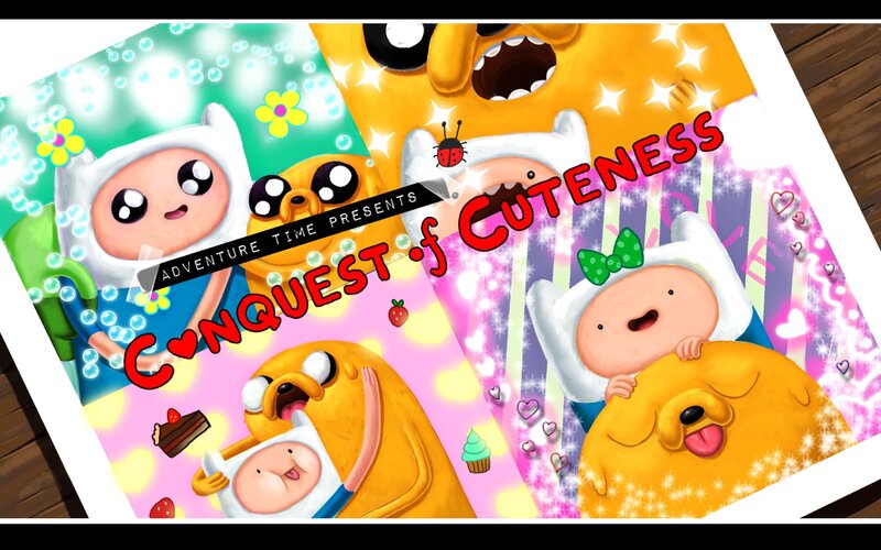 Finn and Jake Characters — Pink