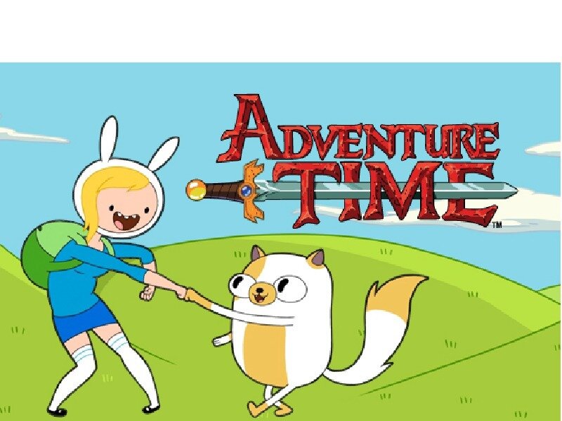 Finn and Jake Holding Hands