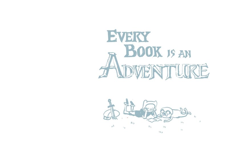 Finn and Jake Reading
