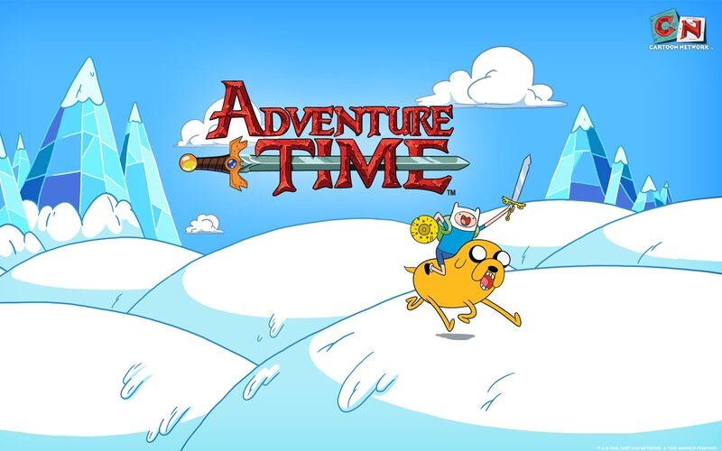 Finn and Jake Running — Blue