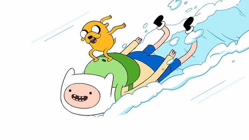 Finn and Jake Sliding