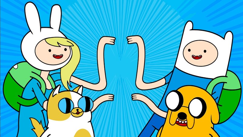 Finn and Jake with Friends
