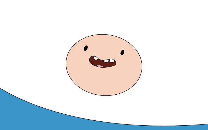 Finn's smiling face