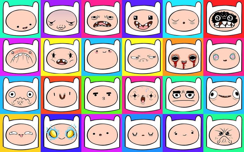 Finn the Human Faces