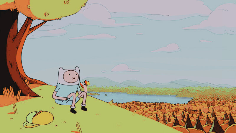 Finn the Human Sitting