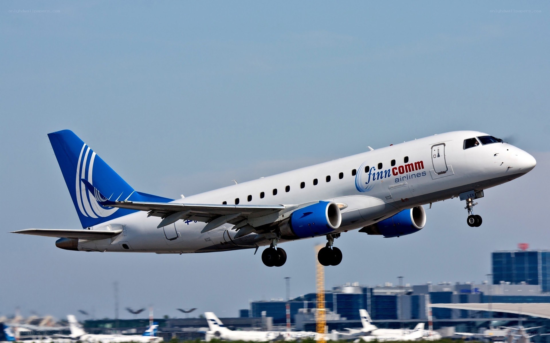 Finncomm Airlines aircraft in flight