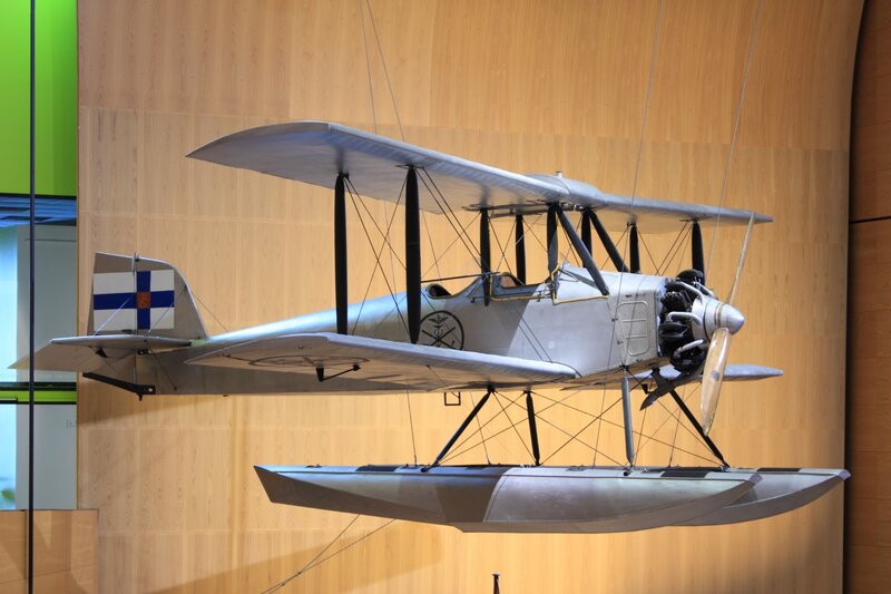 Finnish biplane seaplane
