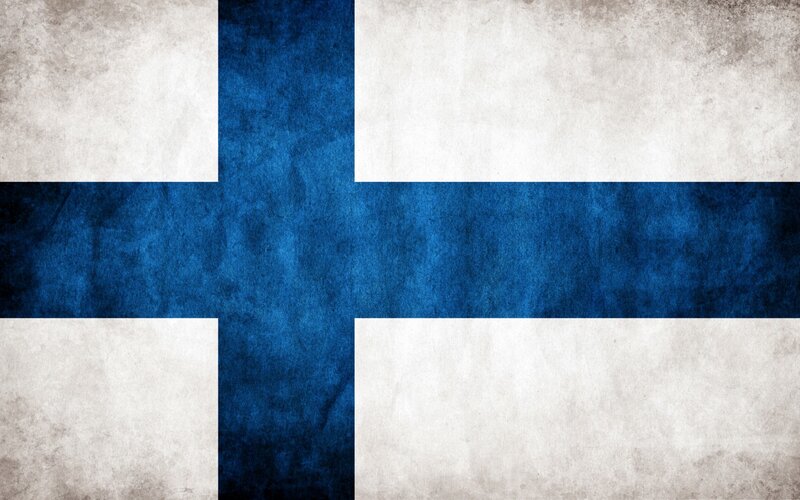 Finnish Flag — Blue, Neutral
