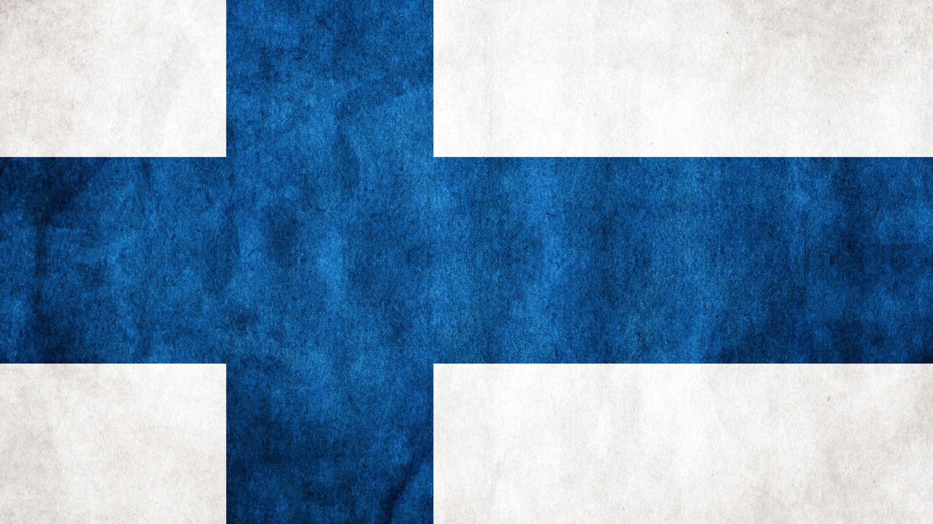 Finnish flag with textured design