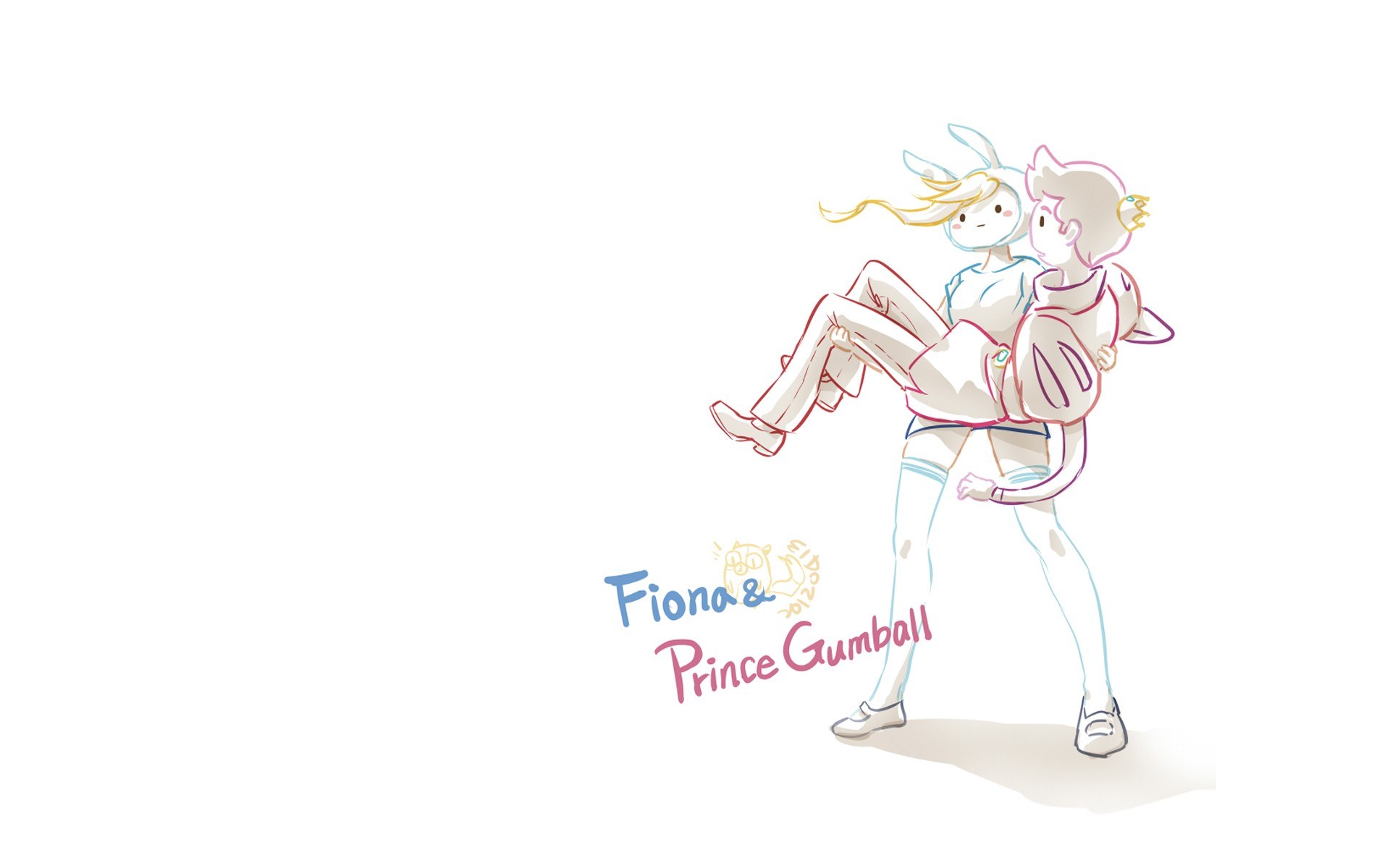Fiona and Prince Gumball