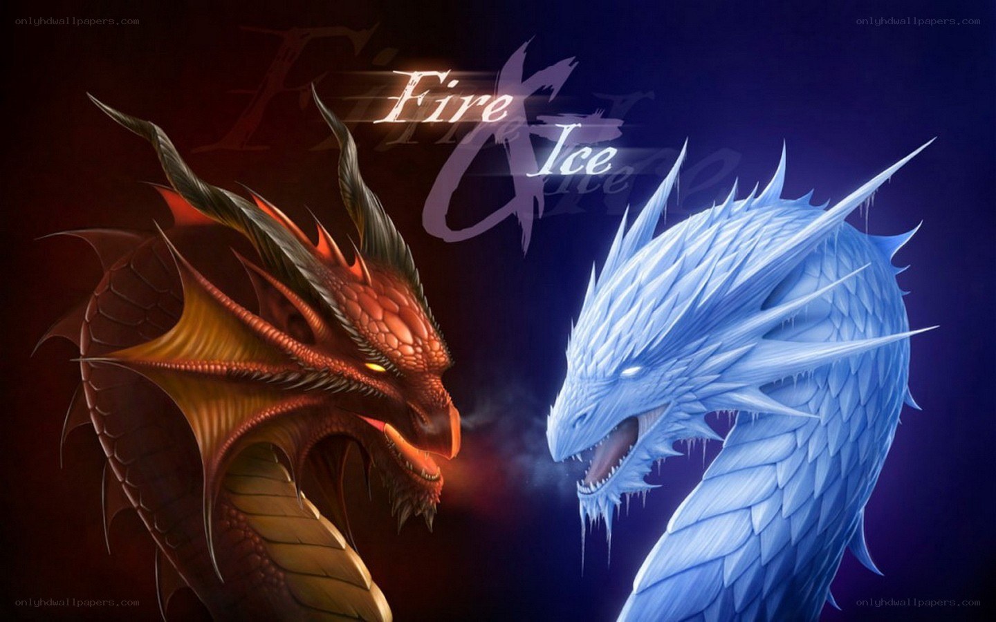 Fire and Ice Dragons