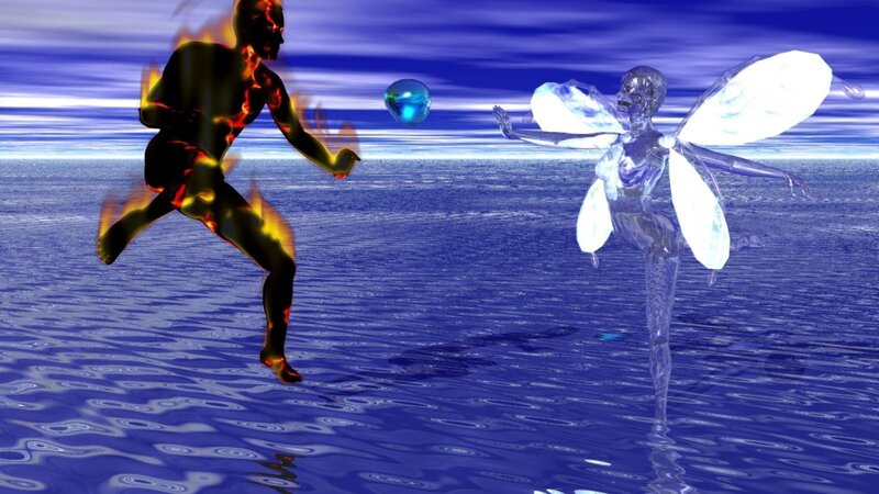 Fire and Ice Figures