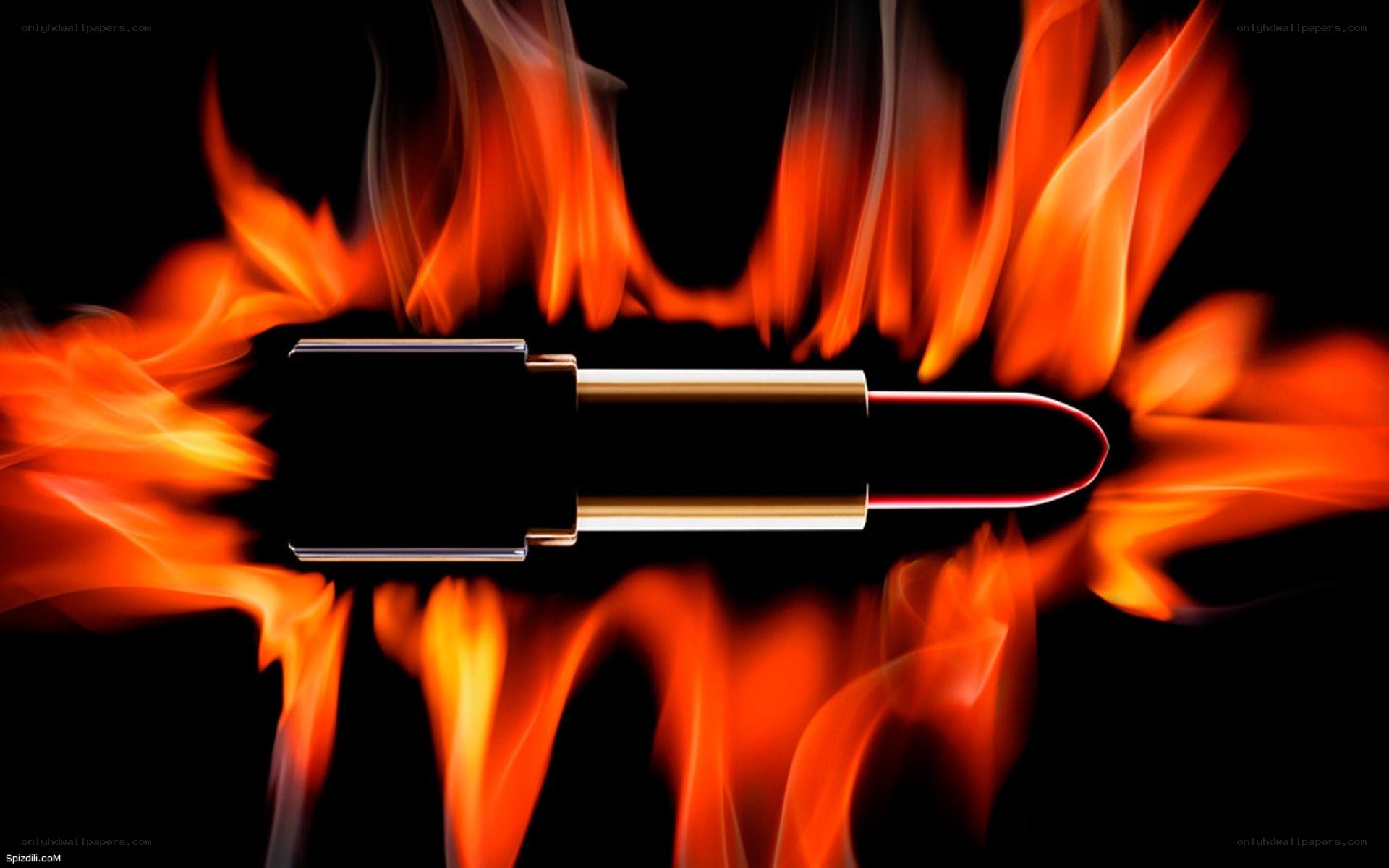 fire and lipstick