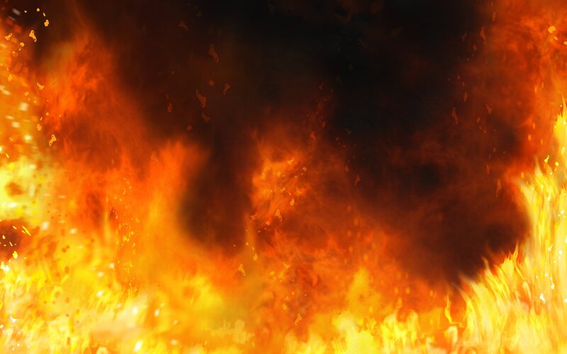 Fire and Smoke Explosion — Orange