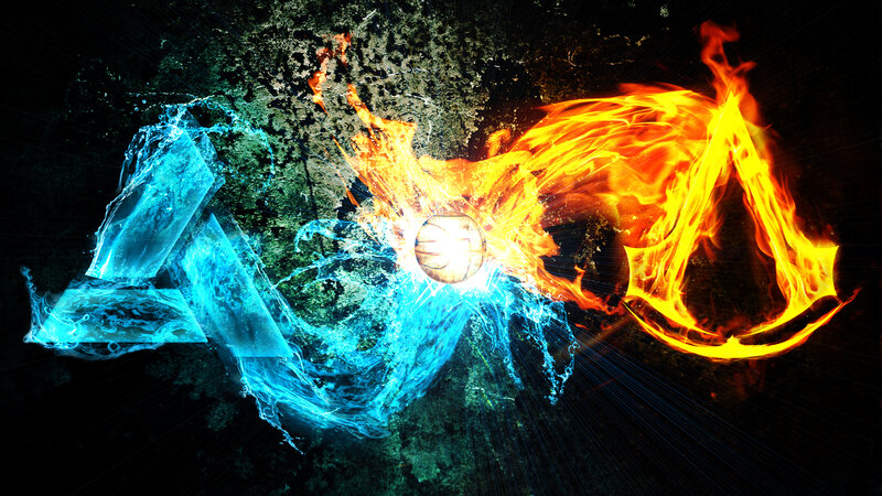 Fire and water clash