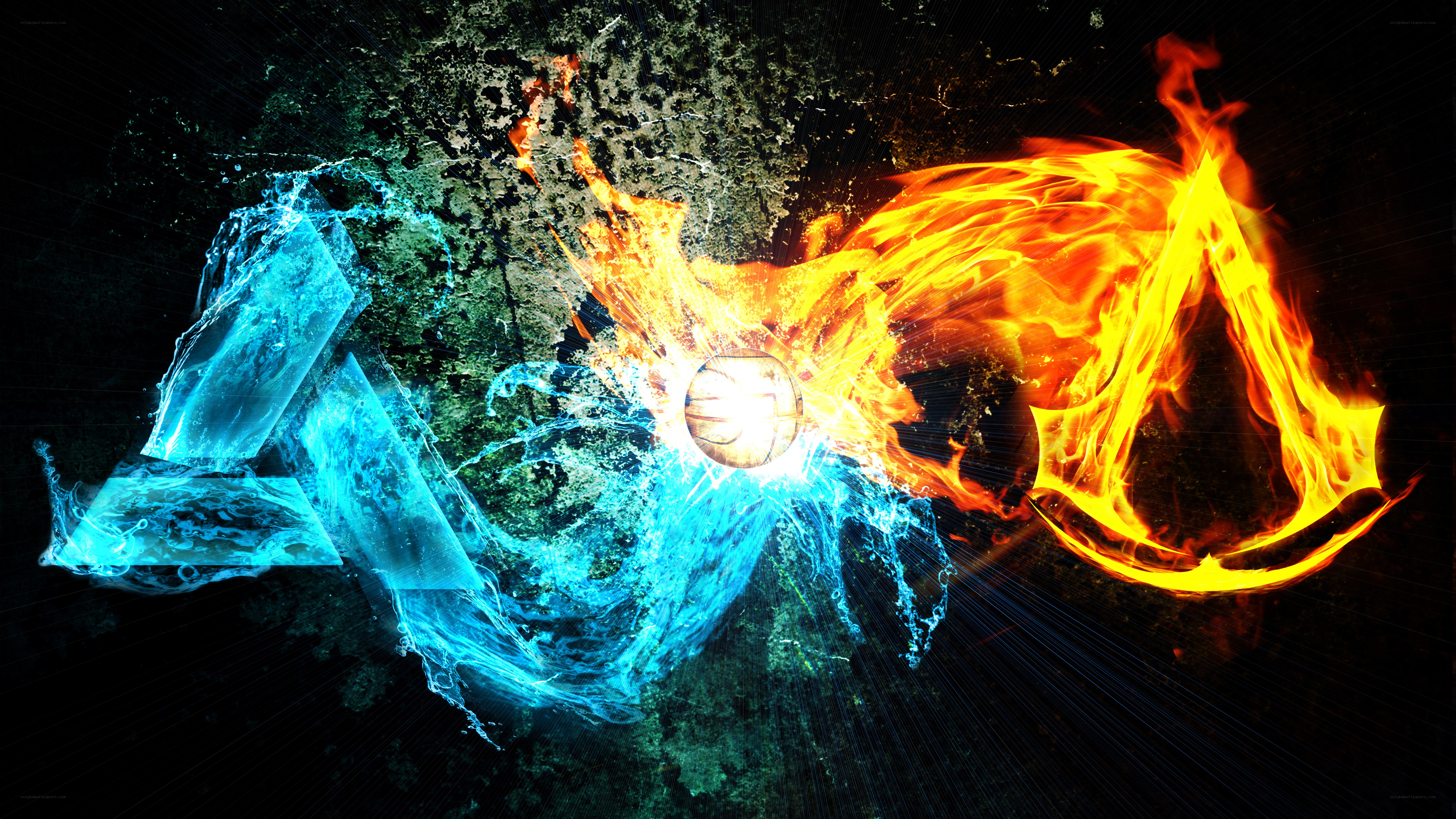 Fire and water clash