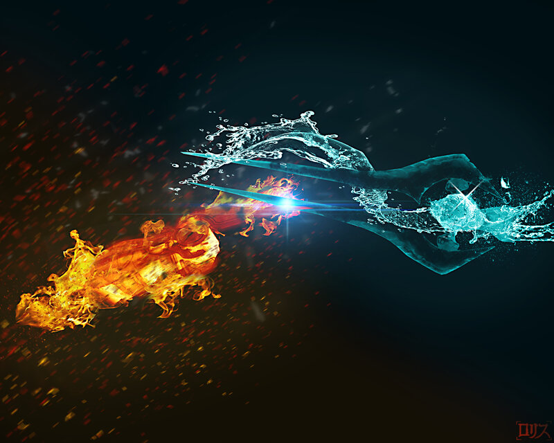 Fire and Water Swords